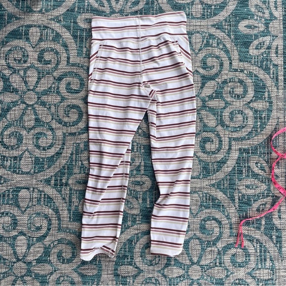 Free People High-Rise 7/8 Length Striped Gidget Legging - Picture 4 of 11